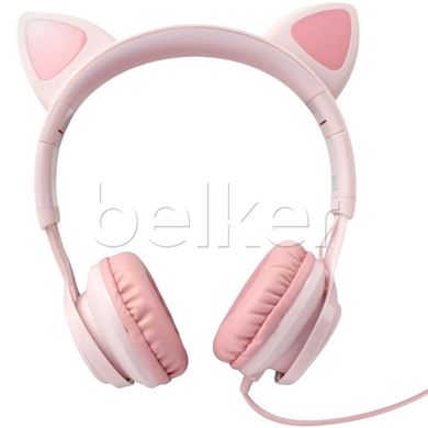 Наушники Hoco W36 Cat ear Розовый
