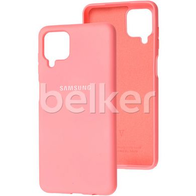 Оригинальный чехол для Samsung Galaxy A12 (SM-A125) Soft case Розовый смотреть фото | belker.com.ua