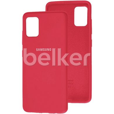Оригинальный чехол для Samsung Galaxy M51 M515 Soft Case Вишневый смотреть фото | belker.com.ua