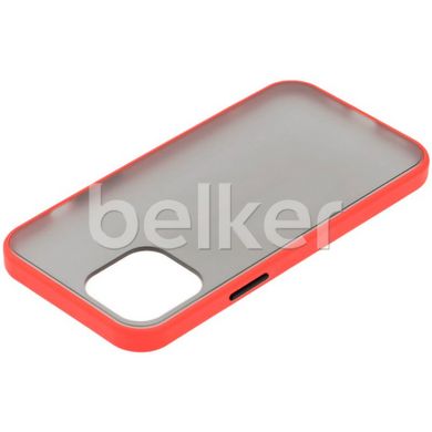 Противоударный чехол для iPhone 12 LikGus Красный смотреть фото | belker.com.ua
