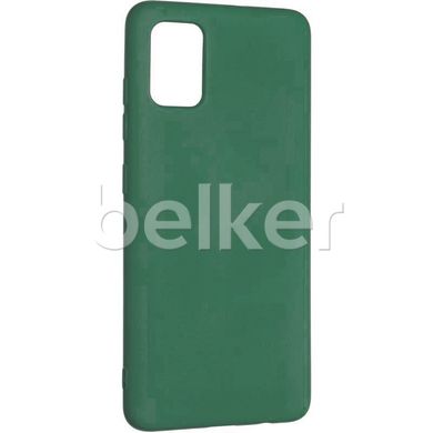 Противоударный чехол для Samsung Galaxy A51 (A515) Full soft case Зелёный смотреть фото | belker.com.ua