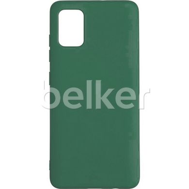 Противоударный чехол для Samsung Galaxy A51 (A515) Full soft case Зелёный смотреть фото | belker.com.ua