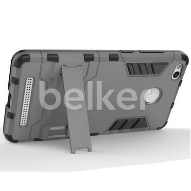 Противоударный чехол для Xiaomi Redmi 3 Honor Hard Defence Тёмно-серый смотреть фото | belker.com.ua
