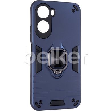 Противоударный чехол для Poco C81 Pro Honor Hard Defence Series New Синий