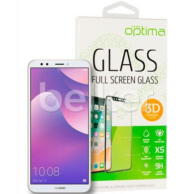 Защитное стекло для Huawei Y7 2018 Optima 3D Белый смотреть фото | belker.com.ua