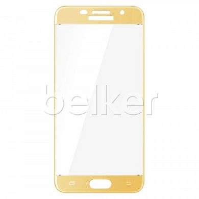 Защитное стекло для Samsung Galaxy A5 2017 A520 Tempered Glass 3D Золотой смотреть фото | belker.com.ua