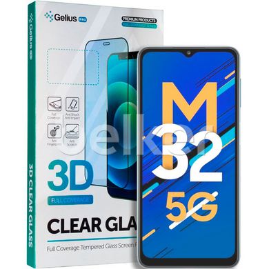 Защитное стекло для Samsung Galaxy M32 (M325) Gelius Pro 3D Черное