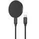 Беспроводная зарядка для iPhone (MagSafe) Wiwu Aramid Fiber Wireless Charger Wi-W034 Черный в магазине belker.com.ua