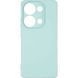 Чехол для Poco M6 Pro 4G Full soft case Бирюзовый