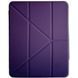 Чехол iPad Pro 13 2024 Logfer Origami Smart New Pencil Groove Фиолетовый
