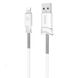 Кабель Lightning USB для iPhone iPad Hoco X24 Pisces Белый