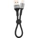 Кабель USB Type-C Gelius Pro Short GP-UC107 короткий (20 сантиметров) Черный в магазине belker.com.ua