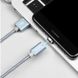 Кабель USB Type-C Hoco U40A Magnetic Adsorption магнитный Серый Серый в магазине belker.com.ua
