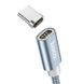Кабель USB Type-C Hoco U40A Magnetic Adsorption магнитный Серый Серый в магазине belker.com.ua