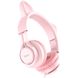 Наушники Hoco W36 Cat ear Dream Розовый в магазине belker.com.ua