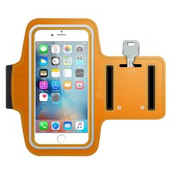 Спортивный чехол на руку для iPhone 8/7/6s/6/X/Xs Belkin ArmBand Оранжевый