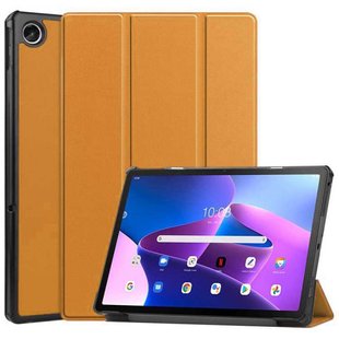 Чехол для Lenovo Tab M10 3rd Gen 10.1 tb-328 2022 Moko кожаный Оранжевый