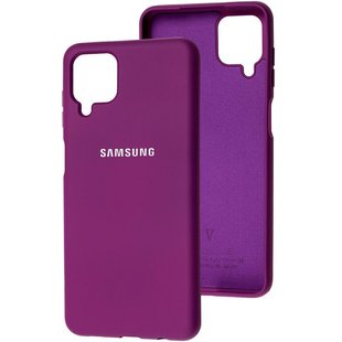 Оригинальный чехол для Samsung Galaxy A12 (SM-A125) Soft case Сиреневый смотреть фото | belker.com.ua