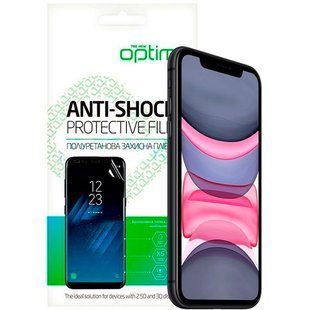 Противоударная TPU пленка для iPhone 11 Optima Anti-Shock Прозрачный смотреть фото | belker.com.ua