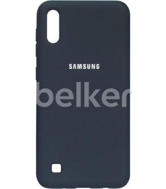 Защитный чехол для Samsung Galaxy A10 2019 (A105) Original Soft Case Темно-синий смотреть фото | belker.com.ua