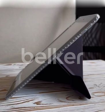 Чехол iPad Pro 13 2024 Logfer Origami Smart New Pencil Groove Лавандово серый