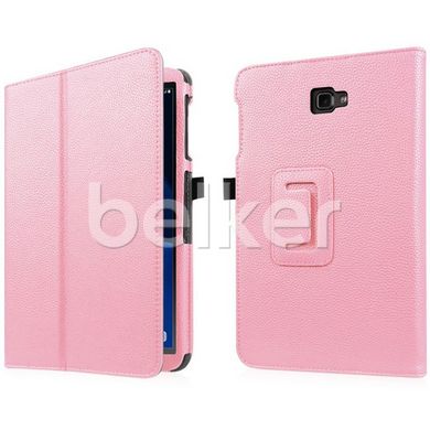 Чехол для Samsung Galaxy Tab A 10.1 T580, T585 TTX Кожаный Розовый смотреть фото | belker.com.ua