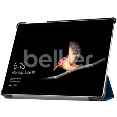 Чехол для Microsoft Surface Go 3 Moko кожаный Синий