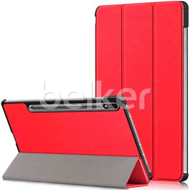Чехол для Samsung Galaxy Tab S9 11 (SM-X710) Moko кожаный Красный