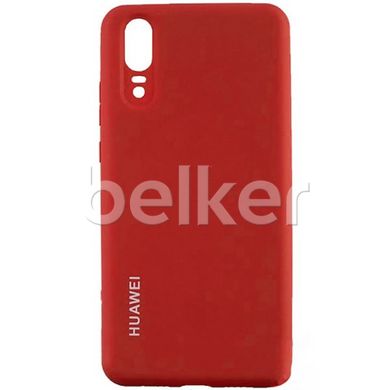 Чехол для Huawei P20 Silicone Case Красный смотреть фото | belker.com.ua