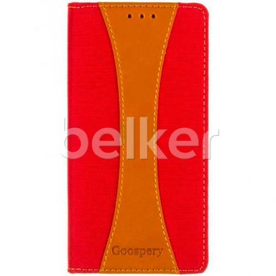 Чехол книжка для Samsung Galaxy J2 Prime G532 Goospery Canvas Красный смотреть фото | belker.com.ua