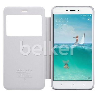 Чехол книжка для Xiaomi Redmi 4x Nillkin Spark Белый смотреть фото | belker.com.ua