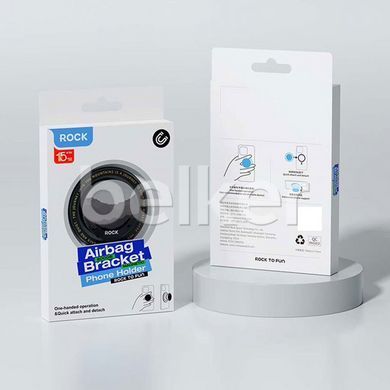 Кольцо держатель MagSafe Rock Boogie Magnetic Airbag Bracket Черный