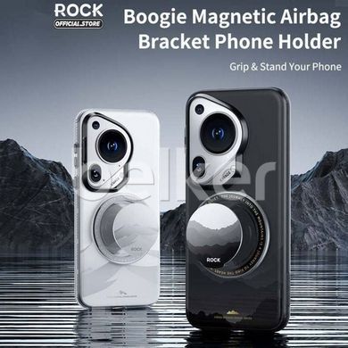 Кольцо держатель MagSafe Rock Boogie Magnetic Airbag Bracket Черный
