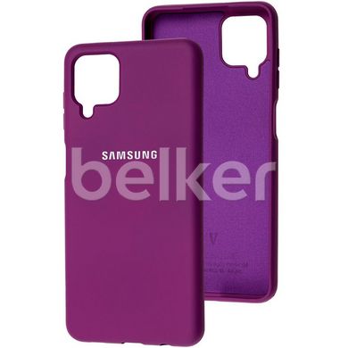Оригинальный чехол для Samsung Galaxy A12 (SM-A125) Soft case Сиреневый смотреть фото | belker.com.ua
