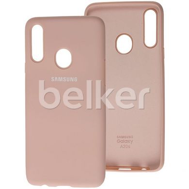 Оригинальный чехол для Samsung Galaxy A20s (A207) Soft Case Бежевый смотреть фото | belker.com.ua