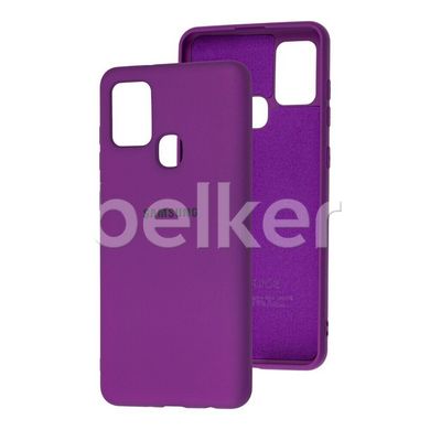 Оригинальный чехол для Samsung Galaxy A21s A217 Soft Case Сиреневый смотреть фото | belker.com.ua