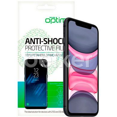 Противоударная TPU пленка для iPhone 11 Optima Anti-Shock Прозрачный смотреть фото | belker.com.ua