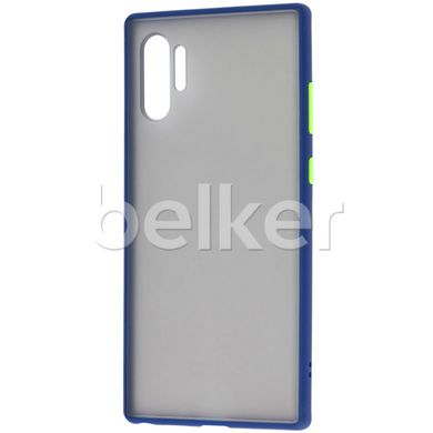 Противоударный чехол для Samsung Galaxy Note 10 Plus (N975) LikGus Синий смотреть фото | belker.com.ua