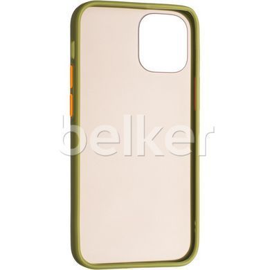 Противоударный чехол для iPhone 12 Mini LikGus Оливковый