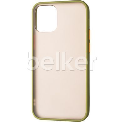 Противоударный чехол для iPhone 12 Mini LikGus Оливковый