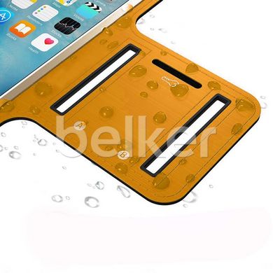 Спортивный чехол на руку для iPhone 8/7/6s/6/X/Xs Belkin ArmBand Оранжевый