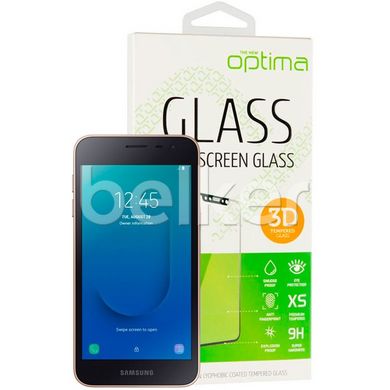 Защитное стекло для Samsung Galaxy J2 Core J260 Optima 3D Черный смотреть фото | belker.com.ua