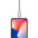 Кабель для iPhone Lightning Hoco U40A Magnetic Adsorption магнитный Серый Серый в магазине belker.com.ua