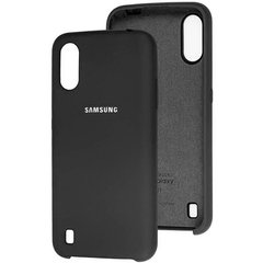 Оригинальный чехол для Samsung Galaxy A01 (A015) Soft Case Черный смотреть фото | belker.com.ua