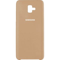 Оригинальный чехол для Samsung Galaxy J6 2018 (J600) Soft Case Бежевый смотреть фото | belker.com.ua