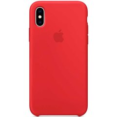 Силиконовый чехол для iPhone X Apple Silicone Case Красный смотреть фото | belker.com.ua