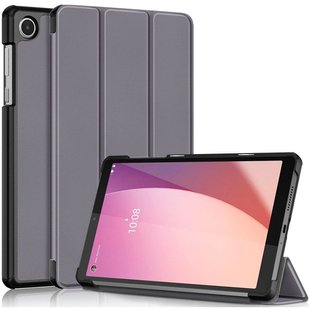 Чехол для Lenovo Tab M8 (4th Gen) Moko кожаный Серый смотреть фото | belker.com.ua