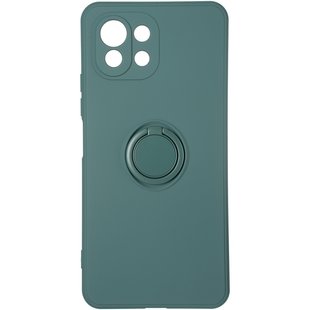 Чехол для Xiaomi Mi 11 Lite Wave color Ring case Зелёный смотреть фото | belker.com.ua