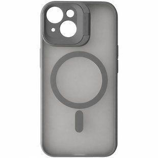 Чехол iPhone 15 Rock Guard Magnet Full Camera (Foldable Bracket) Серый смотреть фото | belker.com.ua