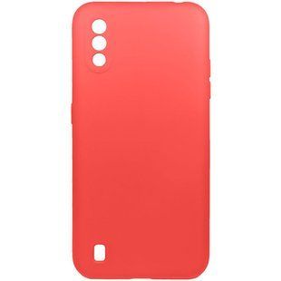 Чехол на Samsung Galaxy A01 (A015) Full soft case Красный смотреть фото | belker.com.ua